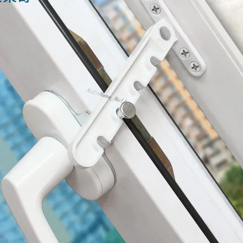 Home Security For Windows - ウィンドウリミッターラッチ位置ストッパー開き窓風ブレースホームセキュリティドア窓サッシロック子供の安全保護