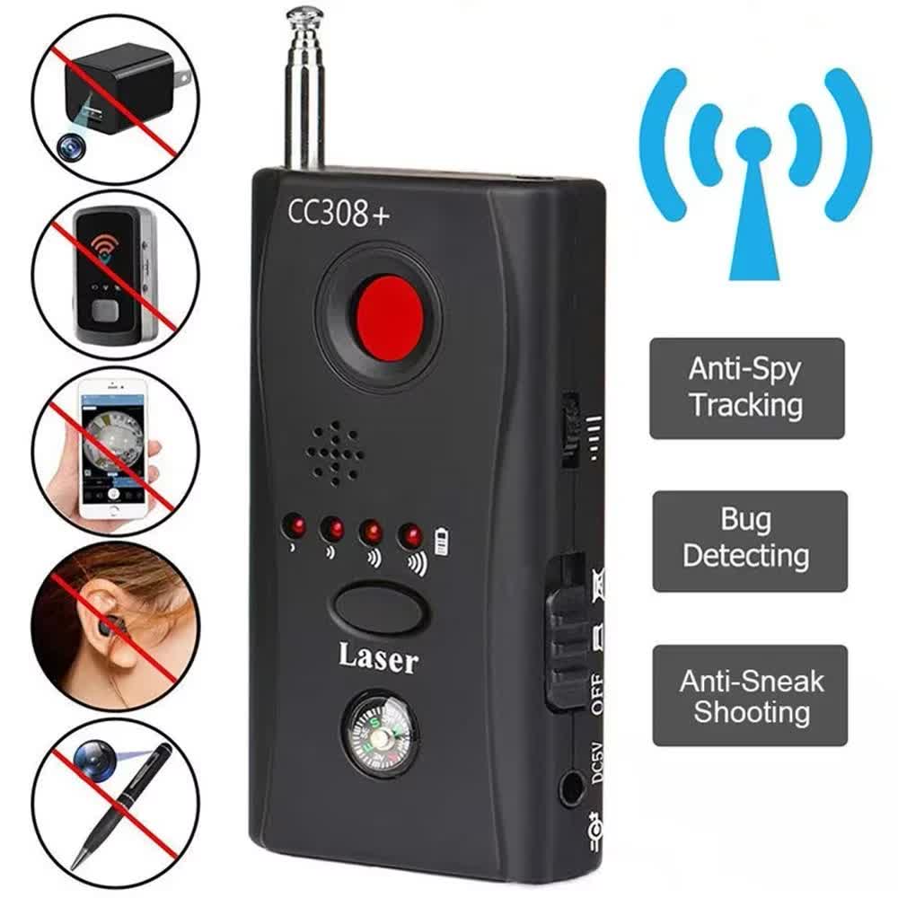 Home Security Hidden Cameras - CC308 ポータブル隠しカメラ検出器アンチスパイ率直なバグファインダーミニワイヤレス信号ガジェット GSM GPS ラジオスキャナ RF