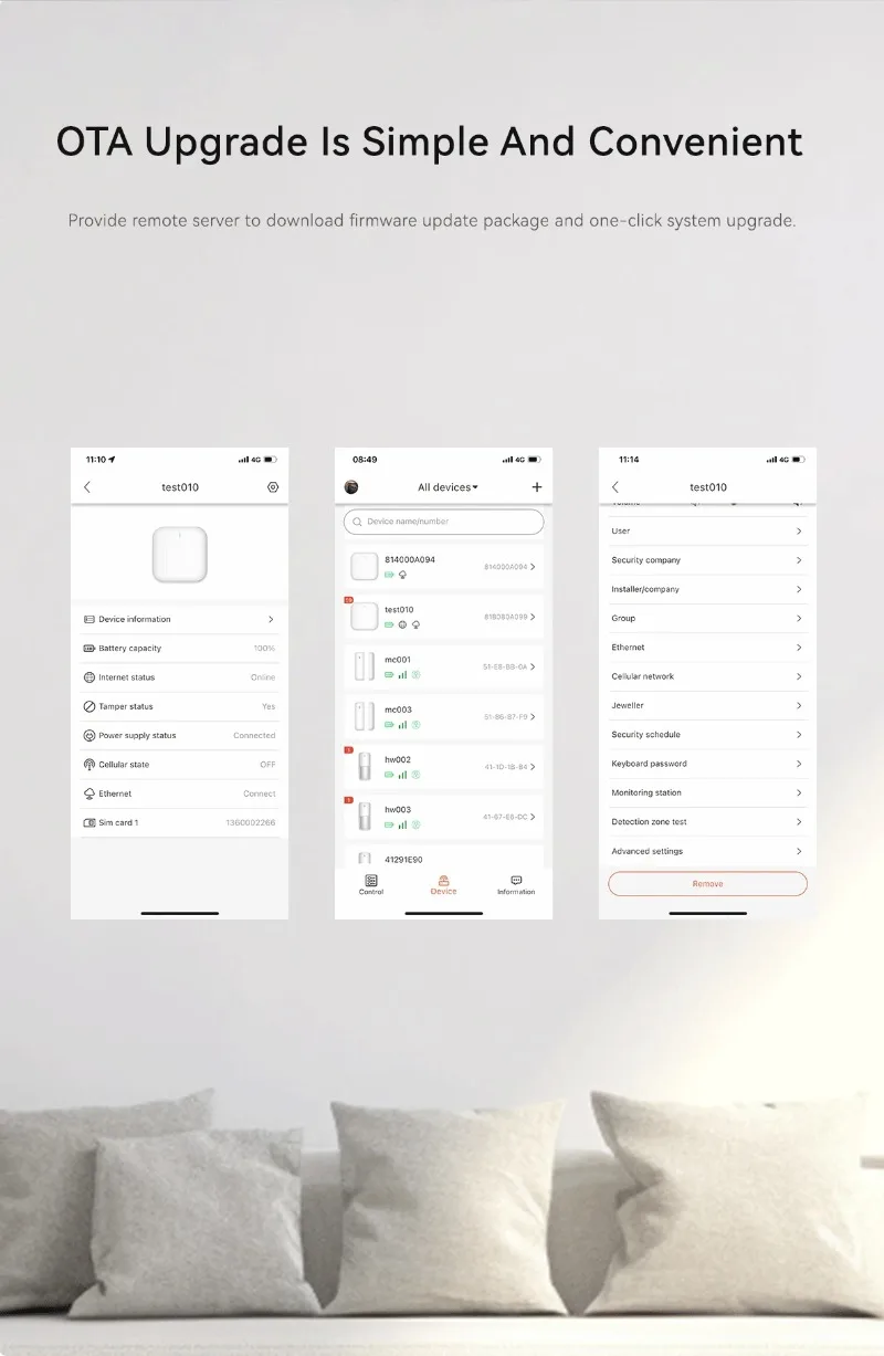 Home Zone Security App - スマートホーム侵入警報システム 100 ゾーンキット 家/店舗/別荘用 ワイヤレスセキュリティ TCPネットワークアプリ制御