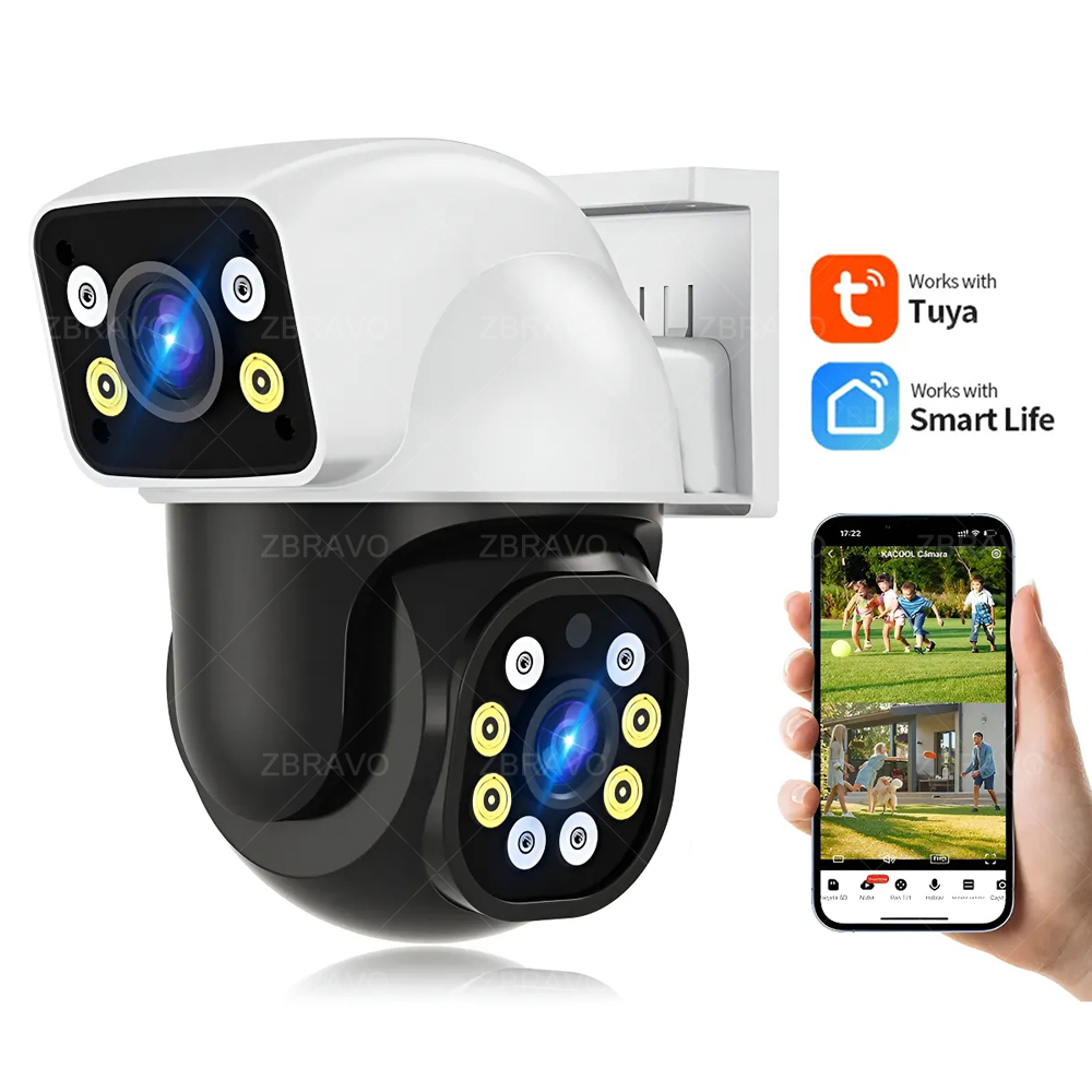 Home Security No Wifi Needed - Smartlife 8MP WiFi Tuya 屋外カメラ ミニ