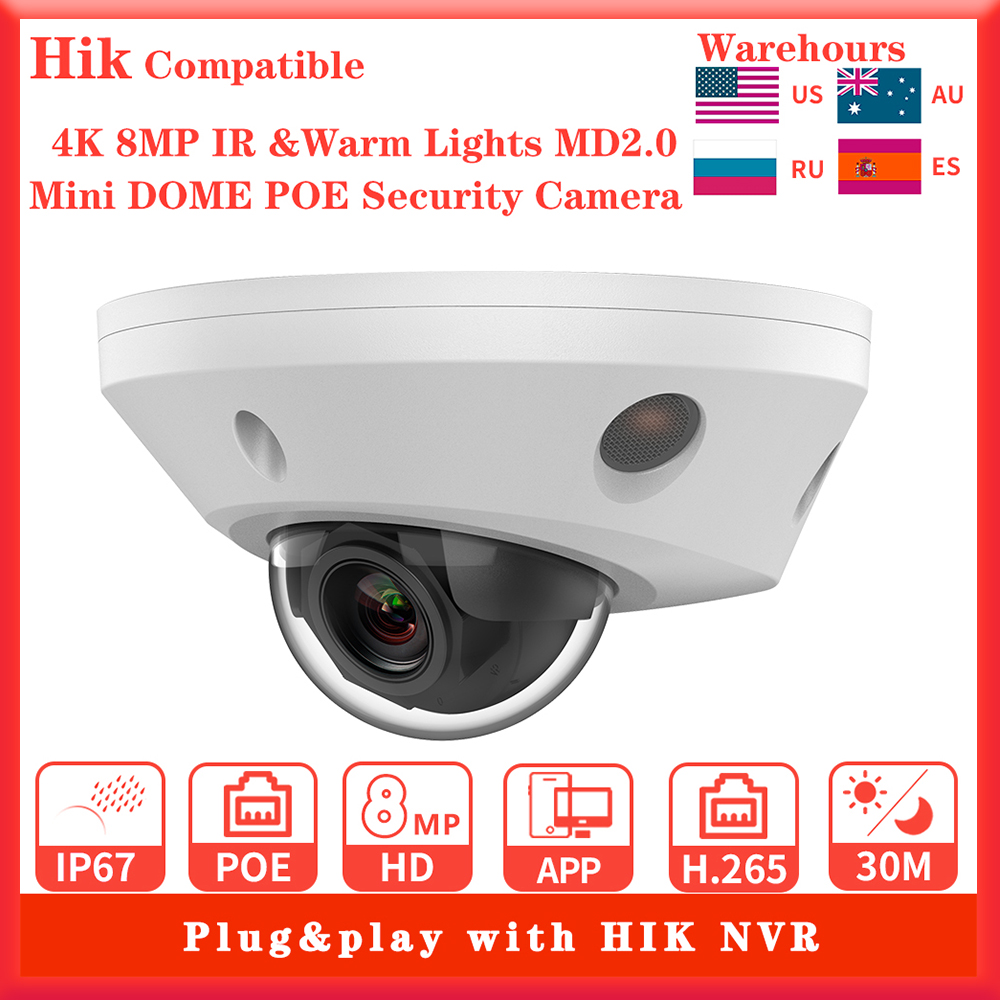 Home Security Hikvision - Hikvision 互換 4K 8MP IR&Warm Lights