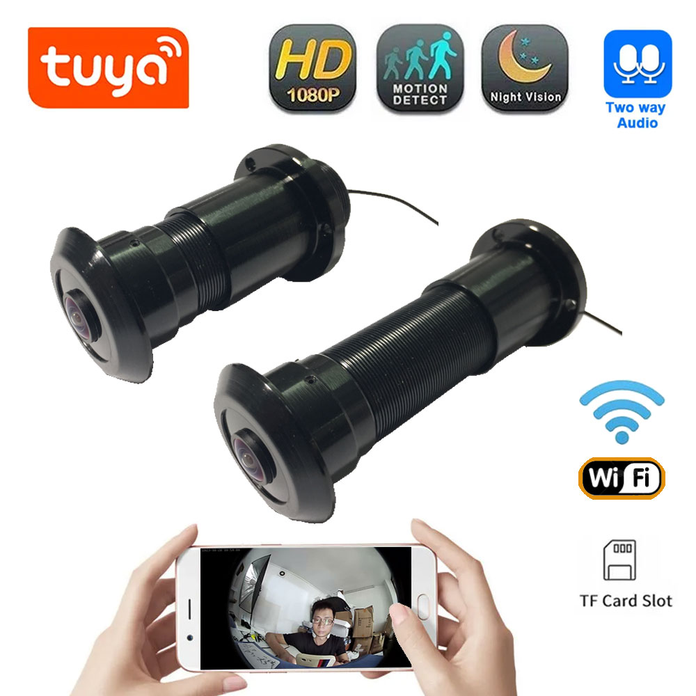 Peephole Camera Viewer - 新しいTuya 5G Wifiドアアイカメラ HD 3MP ナイトビジョン