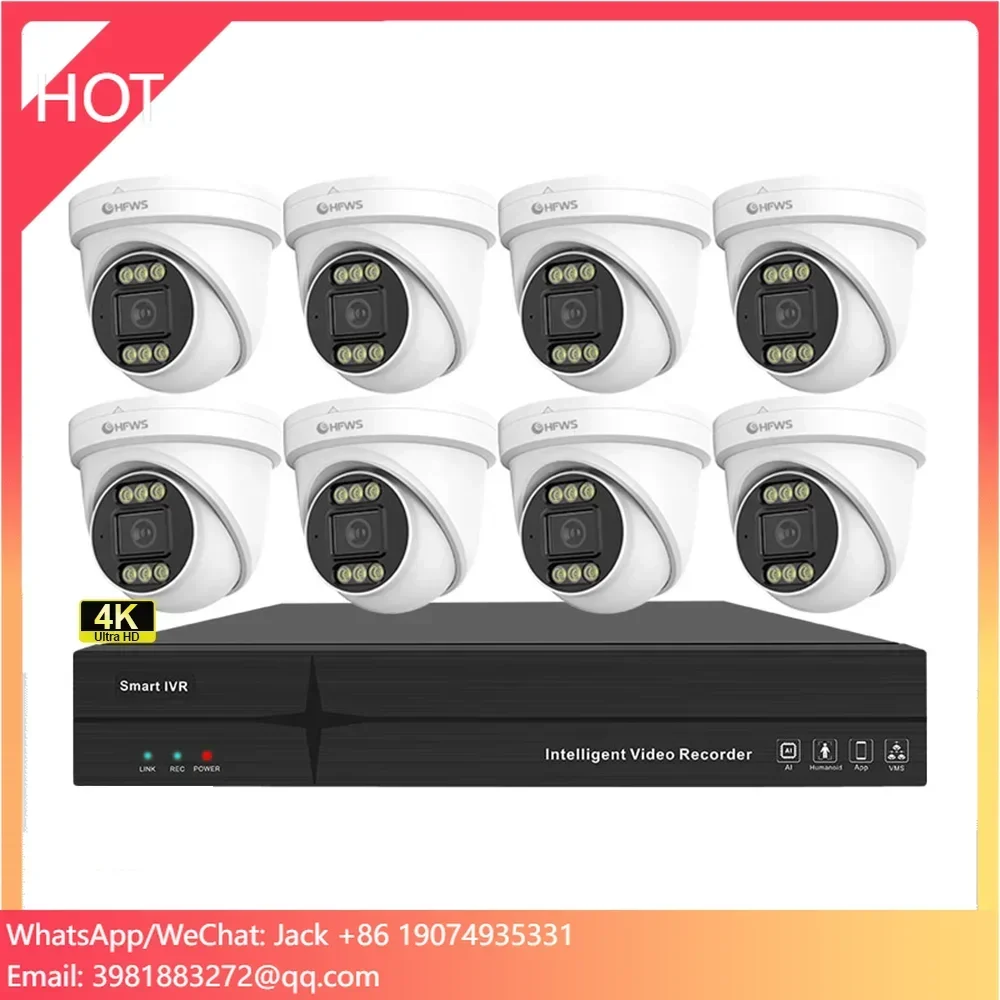 Ip Camera Outdoor 4K - OEM 8MP 4K 25FPS PoE IPカメラ