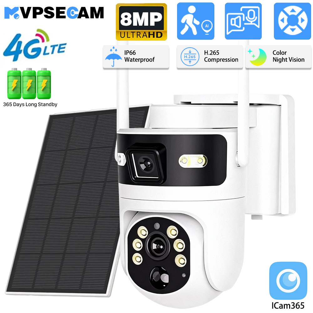 Ip Camera Outdoor 4K - 8MP 4K 4G SIMカード対応 PTZ IPカメラ