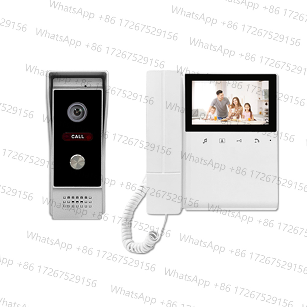 Peephole Camera Viewer - 4.3インチTFTモニター 4線式ビデオドアホン IRナイトビジョン インターホン ビジュアルドアベル のぞき穴ビューアー