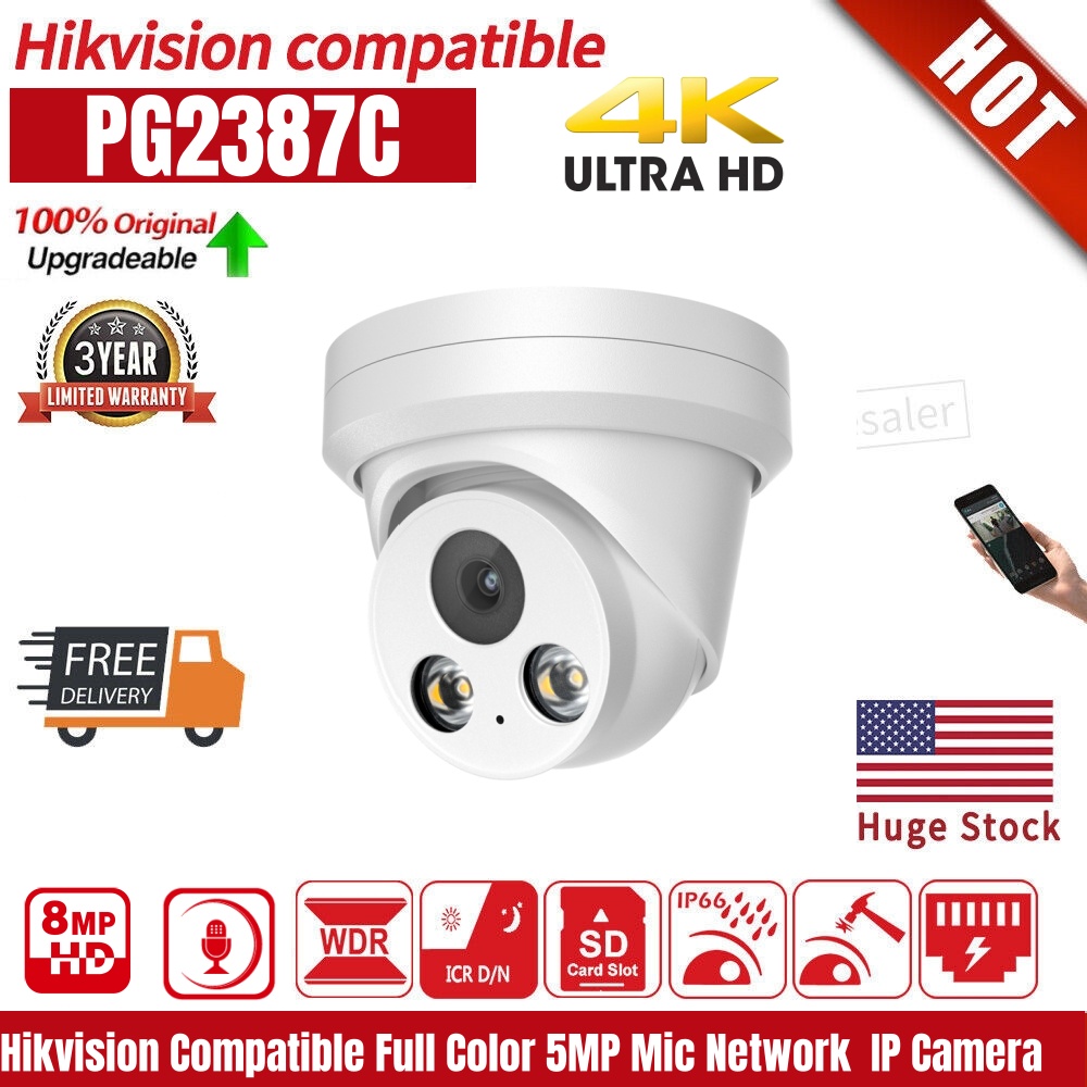 Home Security Hikvision - Hikvision 互換 8MP 4K IP カメラ