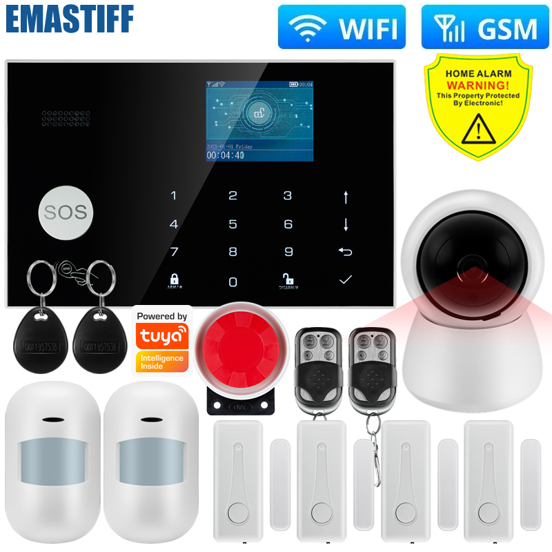 Home Zone Security App - 2.4G WIFI GSM ワイヤレス警報システム家庭用盗難セキュリティアラートは Tuya スマート