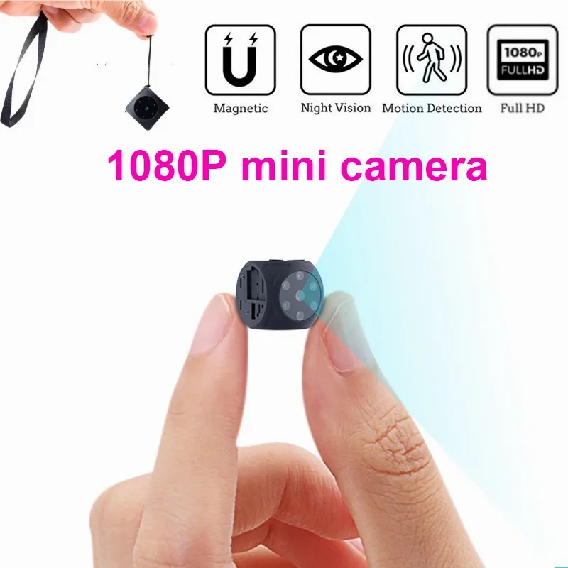 Home Security Hidden Cameras - ボディミニカメラポータブル 1080P HD ナイトビジョンビデオレコーダー広角モーション検出マグネットループ録画エスピアカメラ