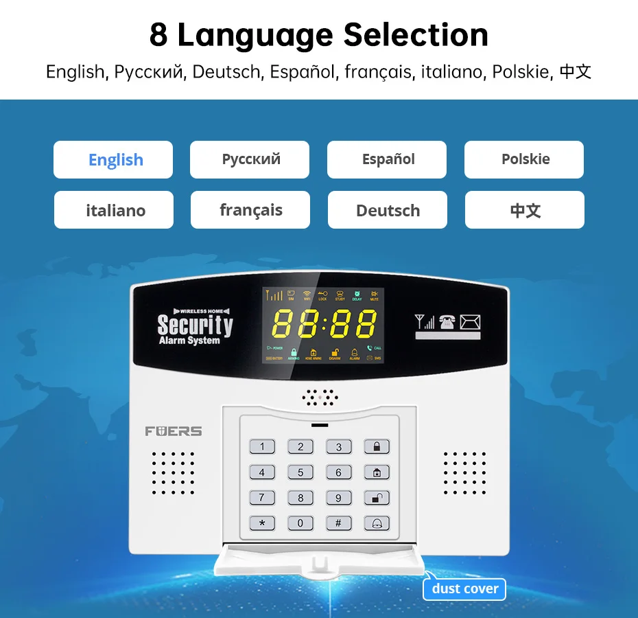 Fuers W214 WIFI 4G GSM ワイヤレス警報 - Home Zone Security App のレビューと価格
