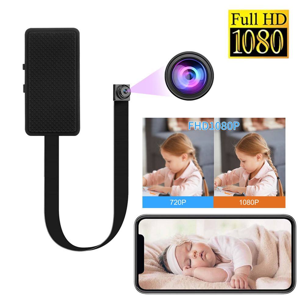 DIY HD 1080P WiFi ミニカメラ - ループ録 - Home Security Hidden Cameras のレビューと価格
