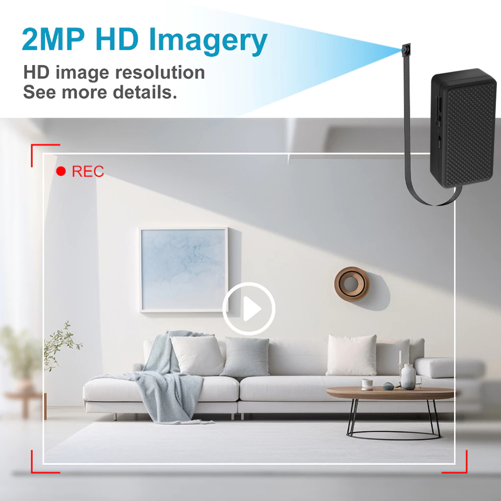 DIY HD 1080P WiFi ミニカメラ - ループ録 - Home Security Hidden Cameras のレビューと価格