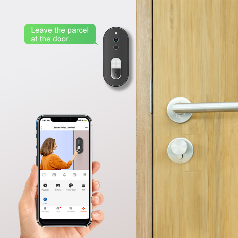 Tuya 1080P HD ワイヤレス WiFi ビデオドア - Home Security No Wifi Needed のレビューと価格