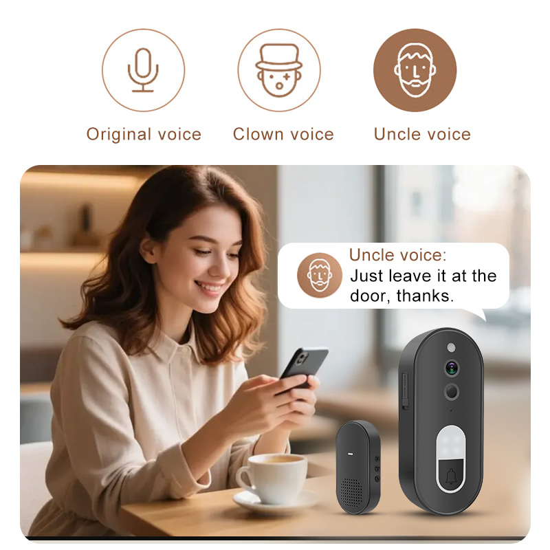 Tuya 1080P HD ワイヤレス WiFi ビデオドア - Home Security No Wifi Needed のレビューと価格