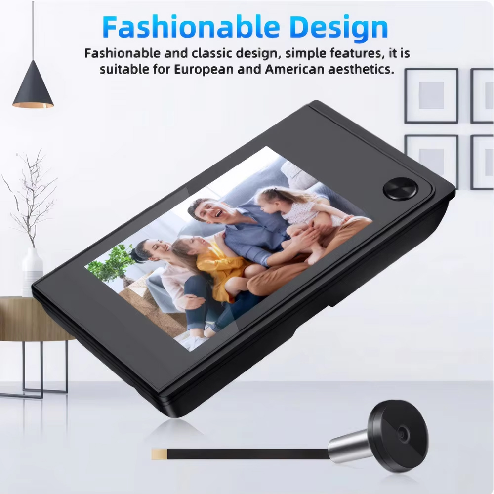Hollarm 3.5 インチワイヤレスドアベルカメラ 12 - Peephole Camera Viewer のレビューと価格
