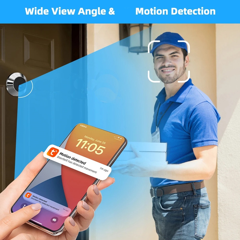 1080P Tuyaスマートライフホームデジタルビューアー覗 - Peephole Camera Viewer のレビューと価格
