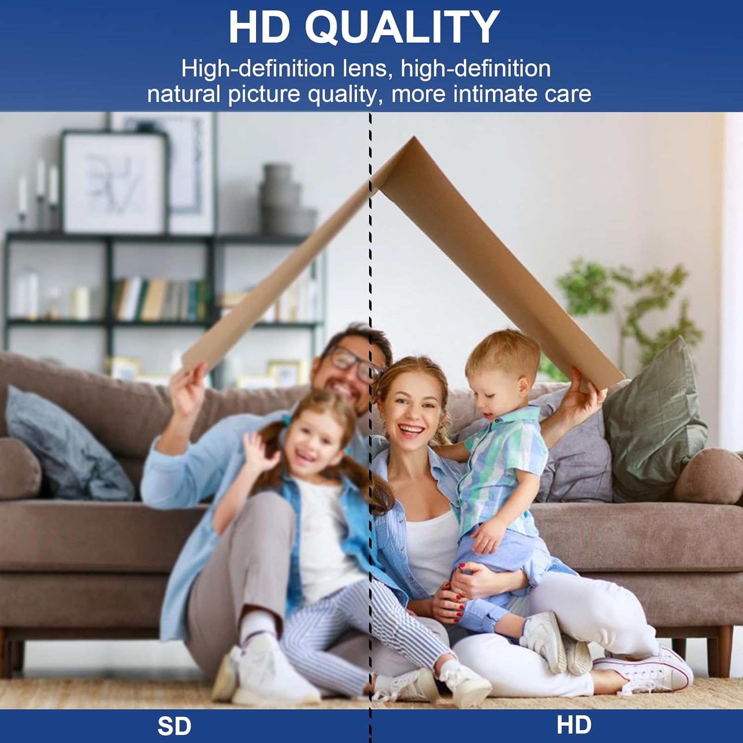 ミニセキュリティカメラ、1080P HD WiFi家庭用屋内 - Home Security No Wifi Needed のレビューと価格