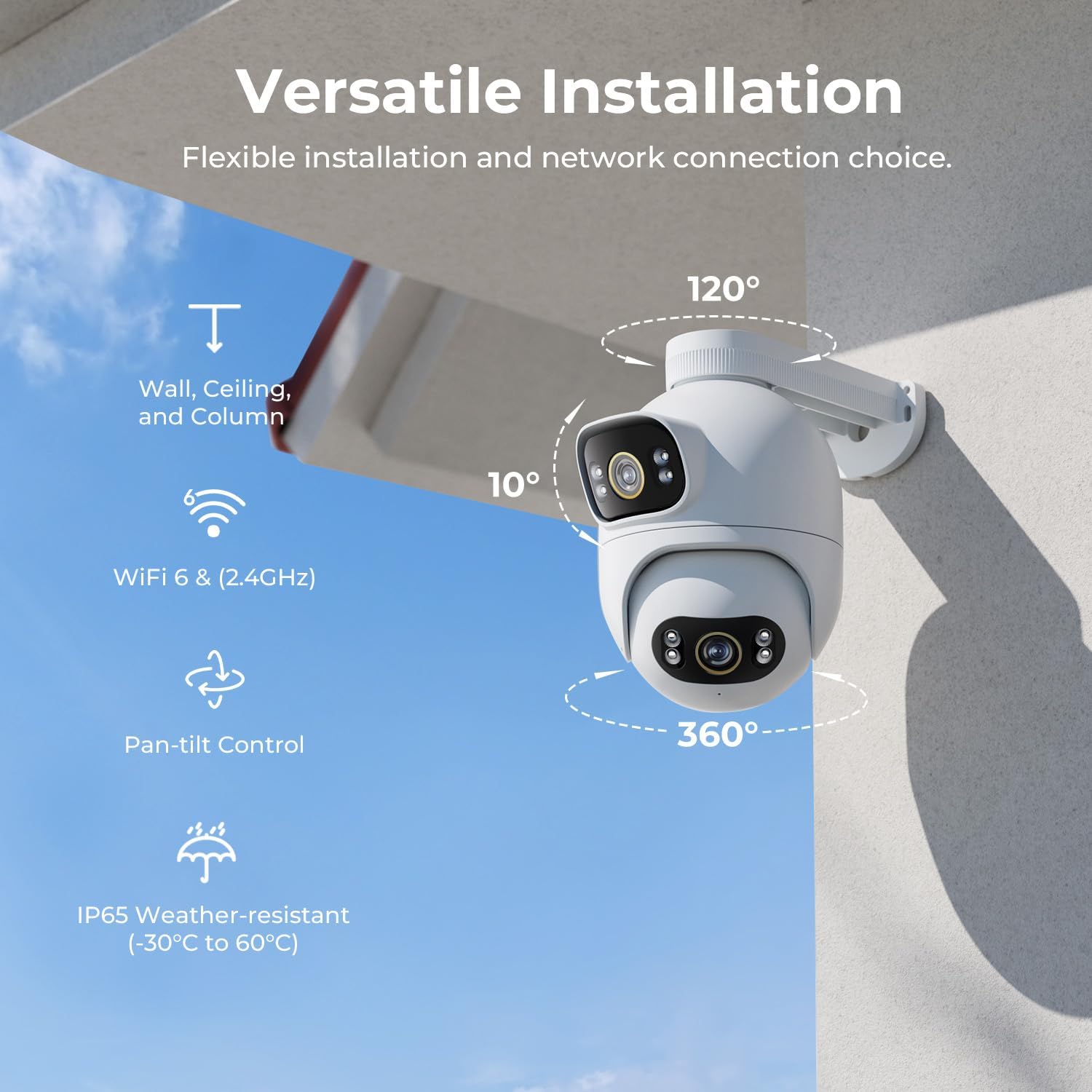 IMILAB EC6 デュアル3K+3K WiFiホームセキ - Home Security Flood Lights のレビューと価格
