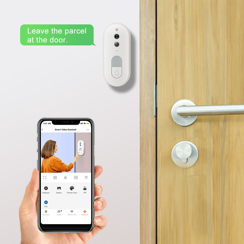 Tuya スマートビデオドアベル ワイヤレス 1080P H - Home Security No Wifi Needed のレビューと価格