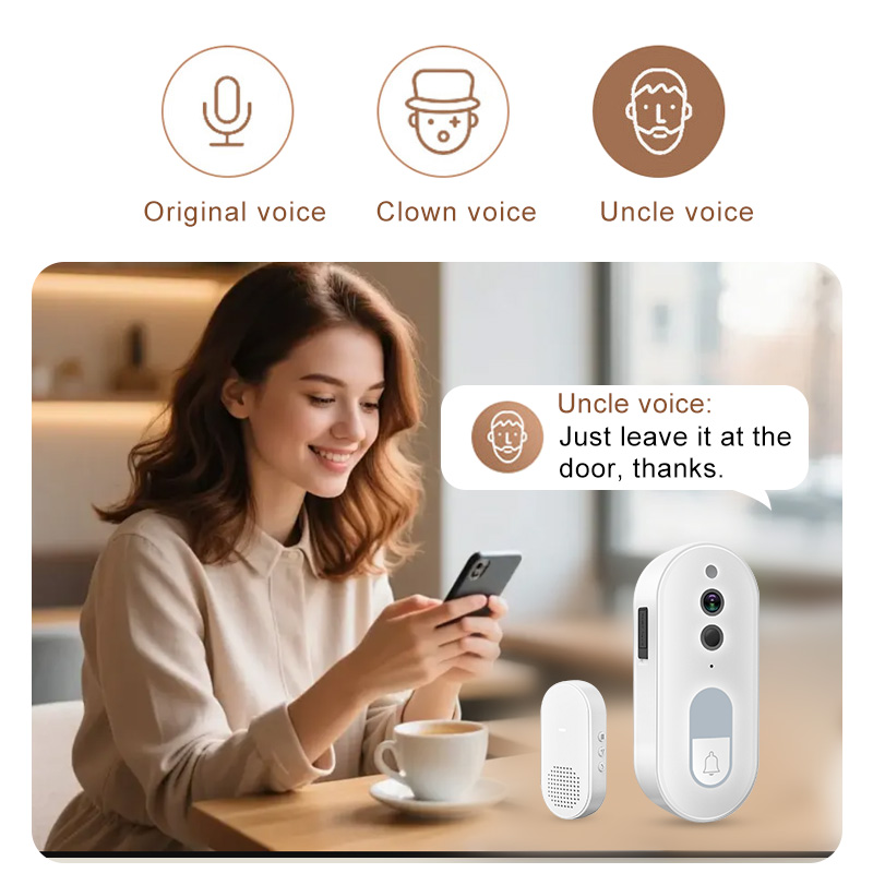 Tuya スマートビデオドアベル ワイヤレス 1080P H - Home Security No Wifi Needed のレビューと価格