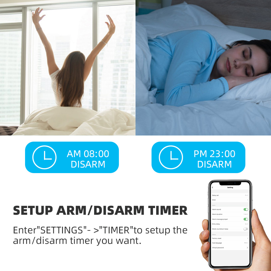 Kerui-tuya-スマートホームアラームシステムキット, - Home Zone Security App のレビューと価格