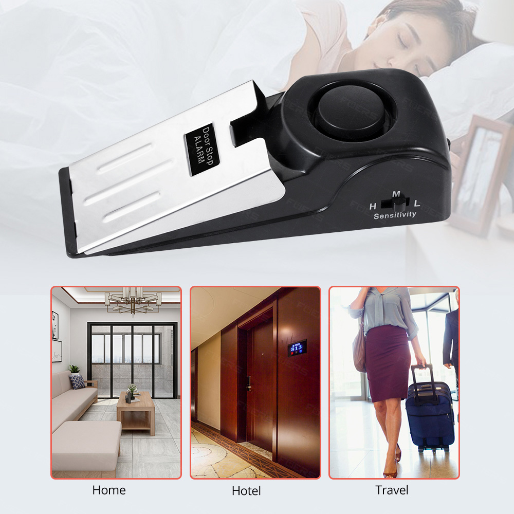 FUERS ドアストップアラームシステム 120dB 大音量 - Home Security Company のレビューと価格