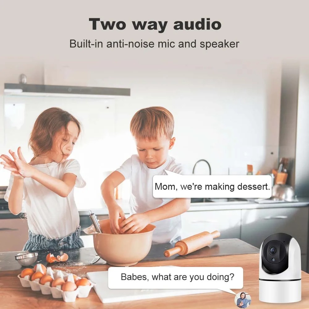 6MP WiFiカメラ Tuyaスマートホーム屋内5G WI - Home Security Ai のレビューと価格