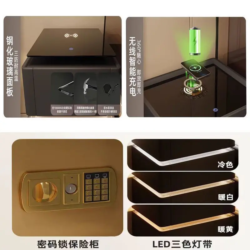セキュリティ多機能ワイヤレス充電パスワードロック付きベッドサ - Home Security Of America のレビューと価格