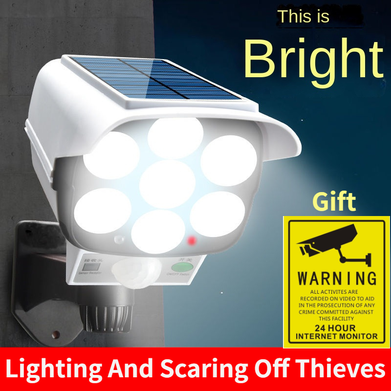 ナイトセンサー付きソーラーライトプロジェクター,モーションセ - Home Security Flood Lights のレビューと価格