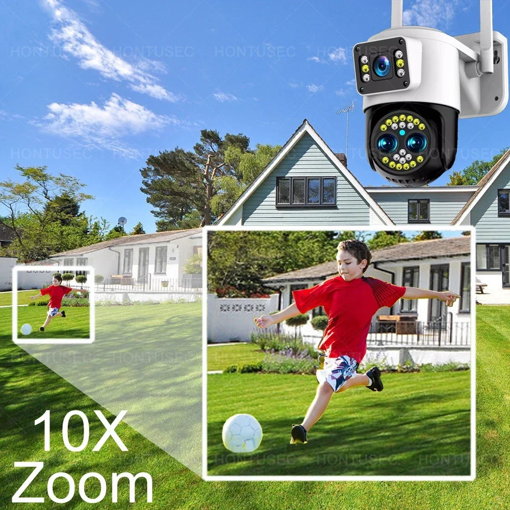 Yoosee 4K 8MP 3レンズ デュアルスクリーン 1 - Ip Camera Outdoor 4K のレビューと価格