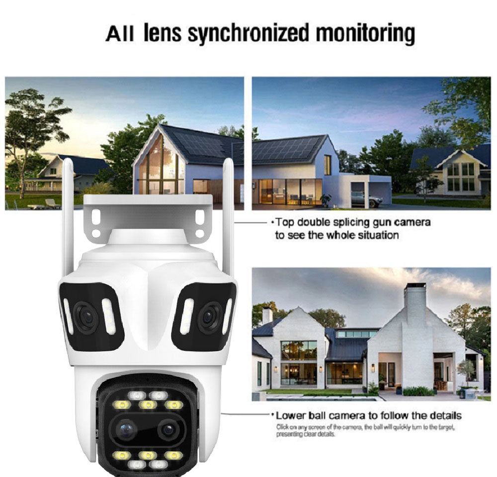 Uzoom 10K 16MP 屋外 PTZ WIFI IP  - Home Security Ai のレビューと価格