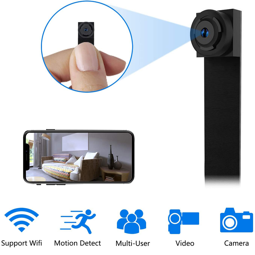128GB WiFi ミニカメラ 1080P DIY モジュ - Home Security Hidden Cameras のレビューと価格