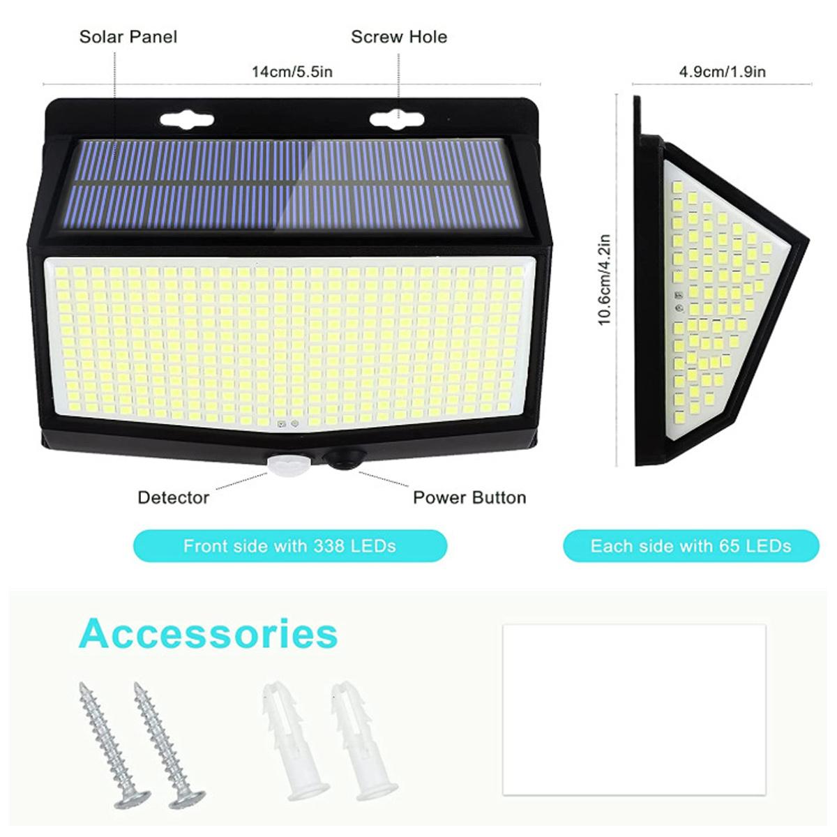 3面LEDウォールライト自動オンオフ夕暮れから夜明けまで防水 - Home Security Flood Lights のレビューと価格