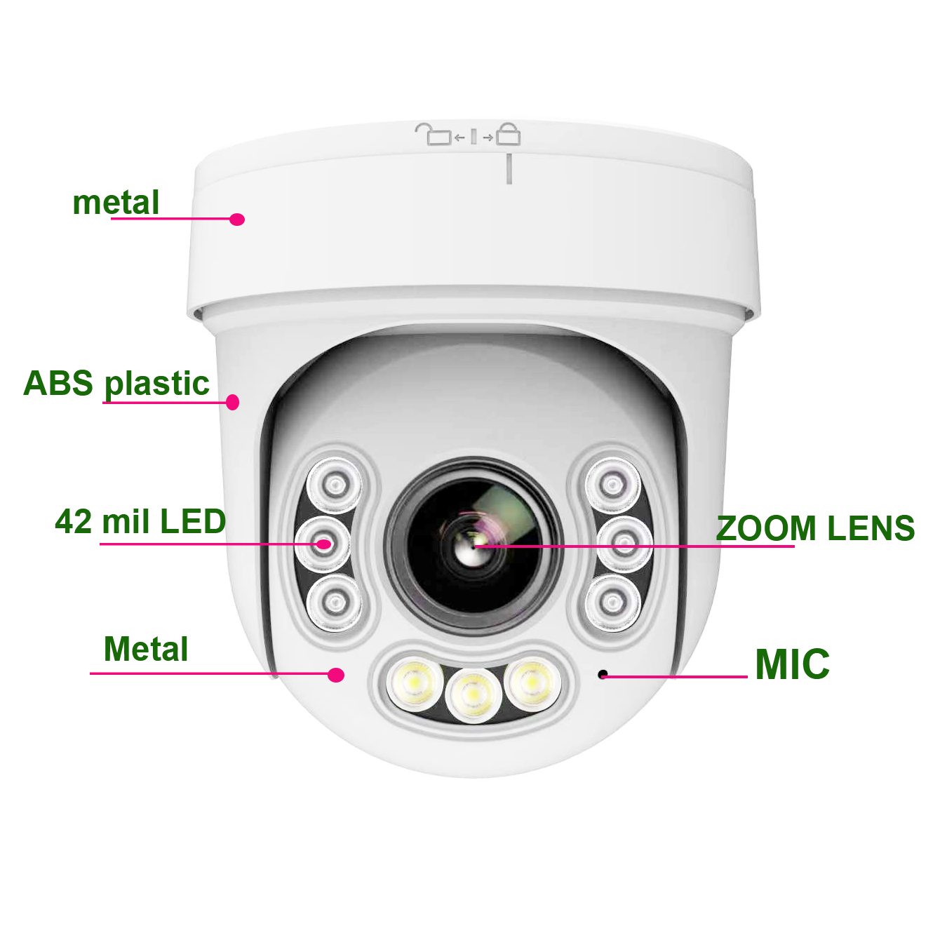 HiEasy 30倍ズーム 4K 8MP 30fps Wif - Home Security Hikvision のレビューと価格