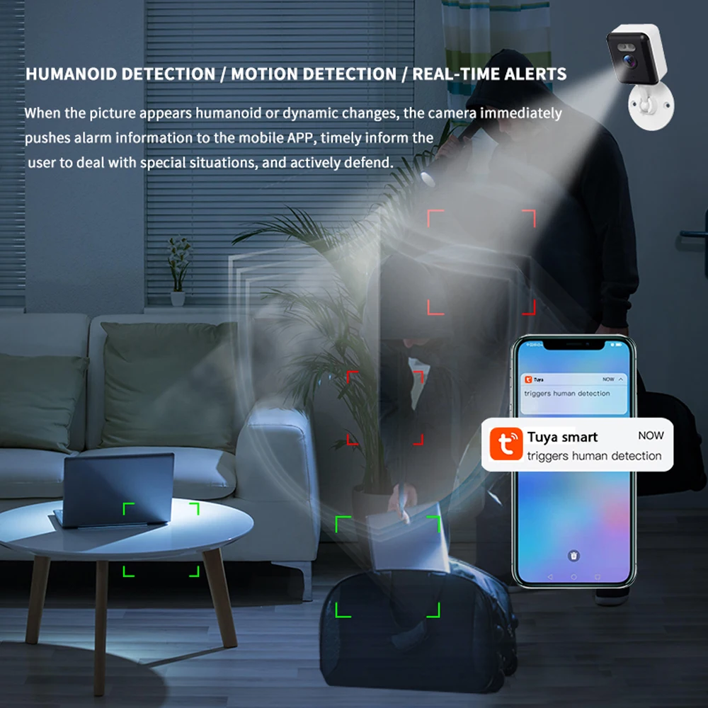 Tuya スマートミニ 5MP WiFi IP カメラ屋内ワ - Home Security Ai のレビューと価格