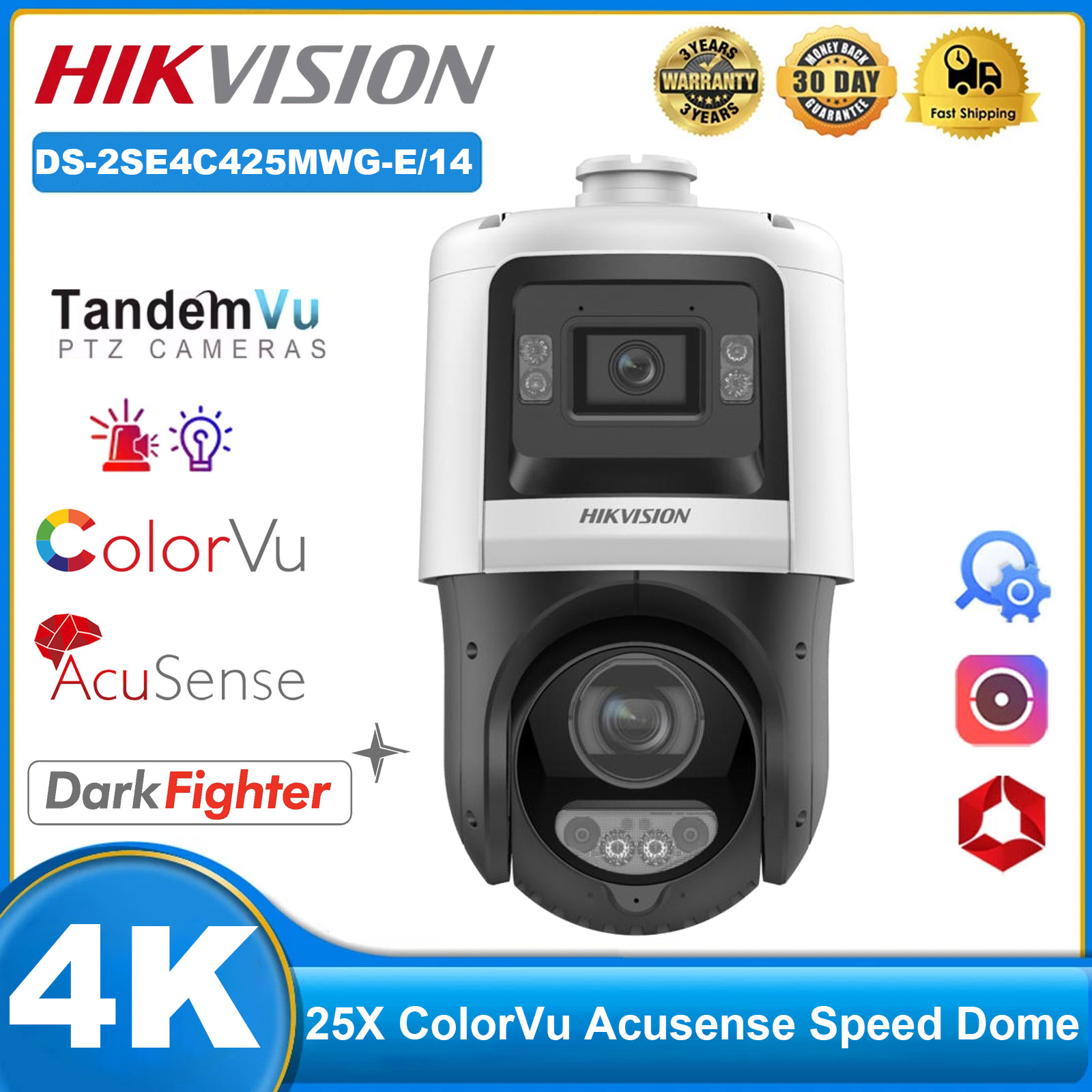 Hikvision PTZ IP カメラ DS-2SE4C4 - Home Security Hikvision のレビューと価格
