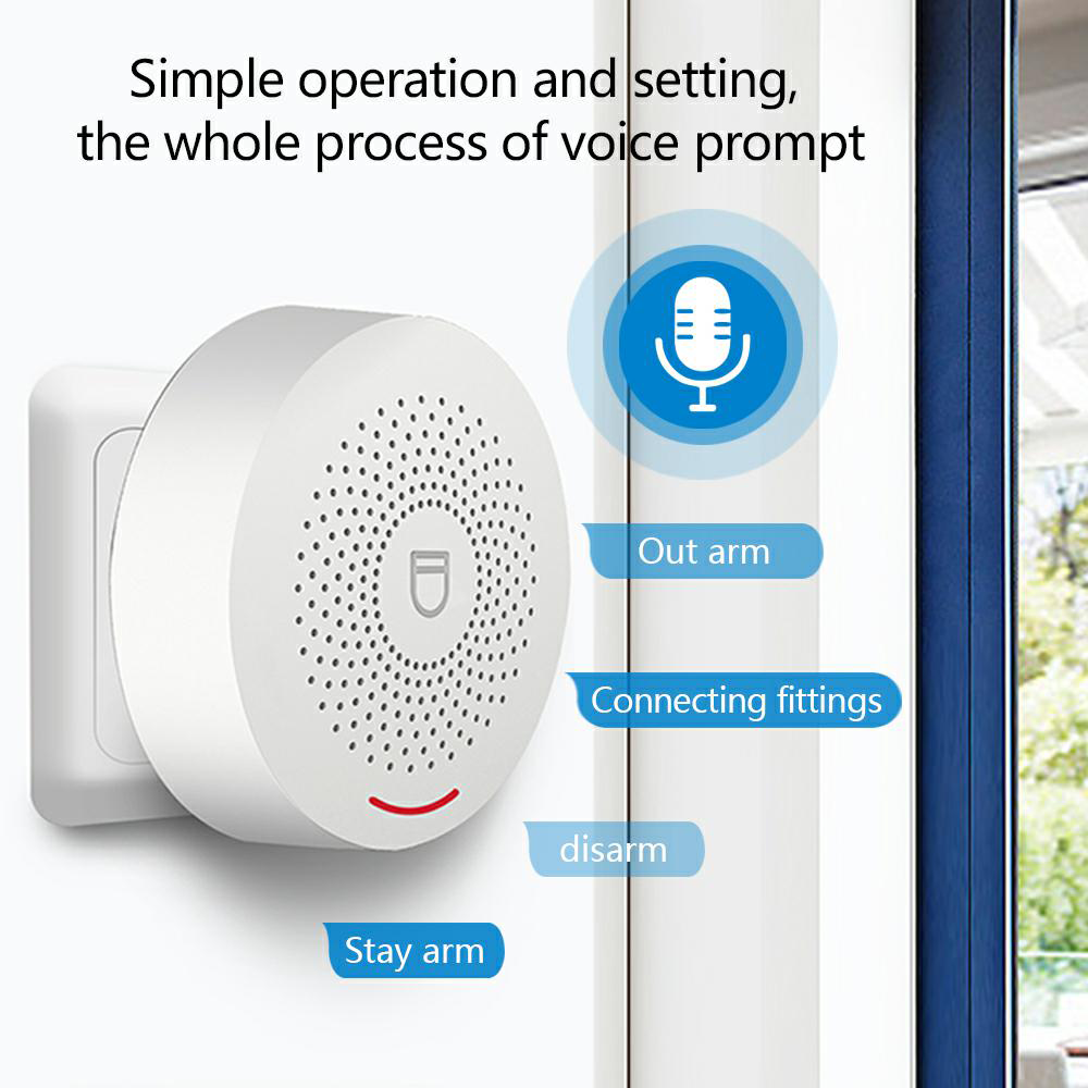 WIFI セキュリティ警報システム サイレン対応 433Mh - Home Zone Security App のレビューと価格