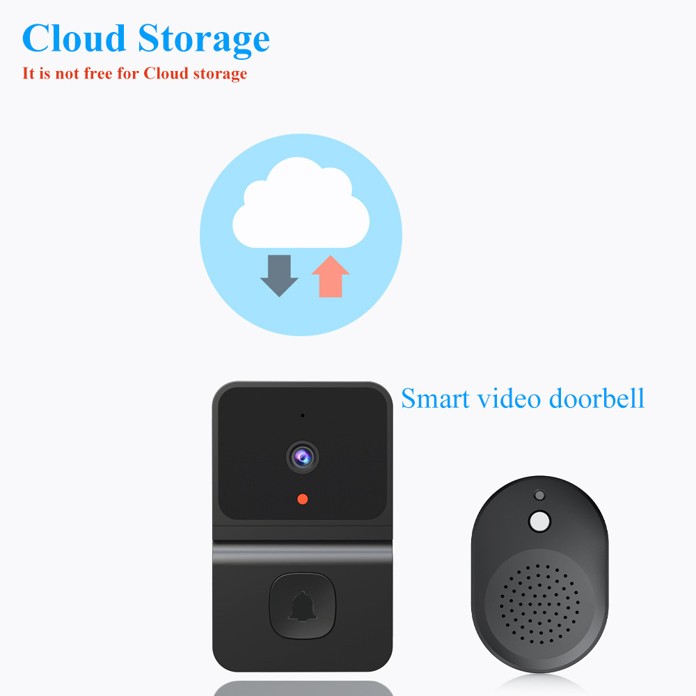 屋外用Wifi付きワイヤレスドアベル,HDカメラ,ナイトビジ - Home Security No Wifi Needed のレビューと価格