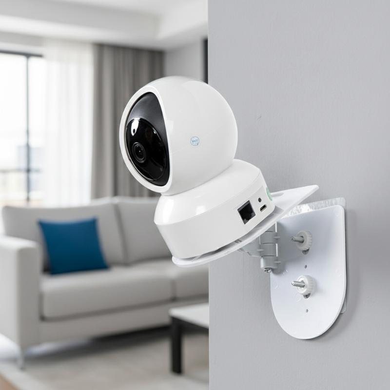 壁掛け式L字型PTZカメラブラケット、接着ベース付き、穴あけ - Home Security News のレビューと価格