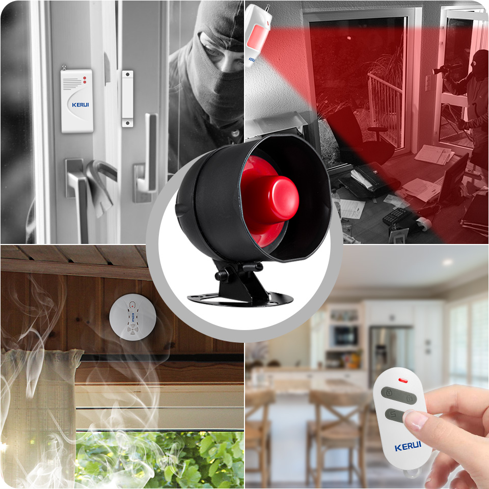 Kerui-ワイヤレスWi-Fiスマートセキュリティアラーム - Home Zone Security App のレビューと価格