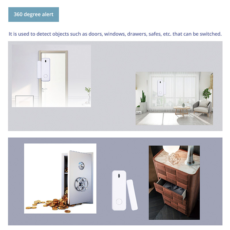 D10 窓ドアセンサー警報 433MHz ワイヤレスマグネッ - Home Security Company のレビューと価格