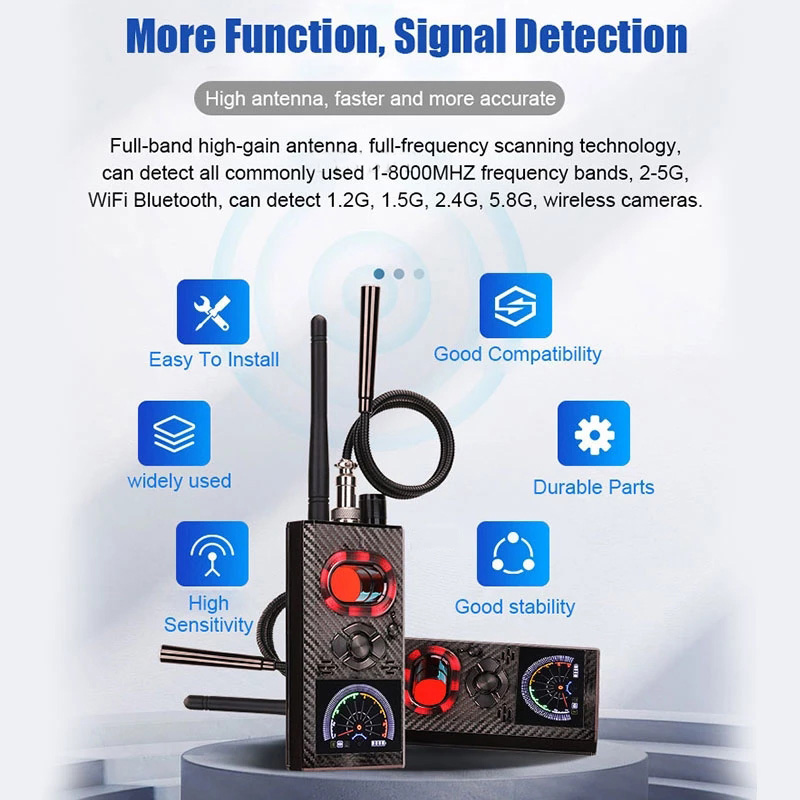 RF信号ワイヤレスカメラK88盗聴器発見器K99カメラ検出器 - Home Security Hidden Cameras のレビューと価格