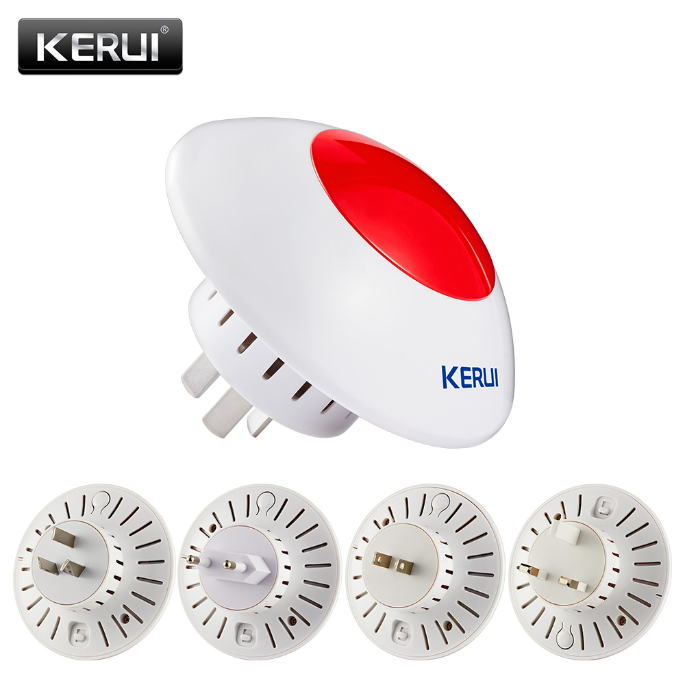 KERUI J009 大音量屋内サイレンワイヤレス点滅サイレ - Home Security Company のレビューと価格