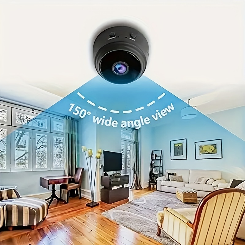 1 個の充電式ワイヤレスミニ WiFi セキュリティカメラ、 - Home Security Hidden Cameras のレビューと価格
