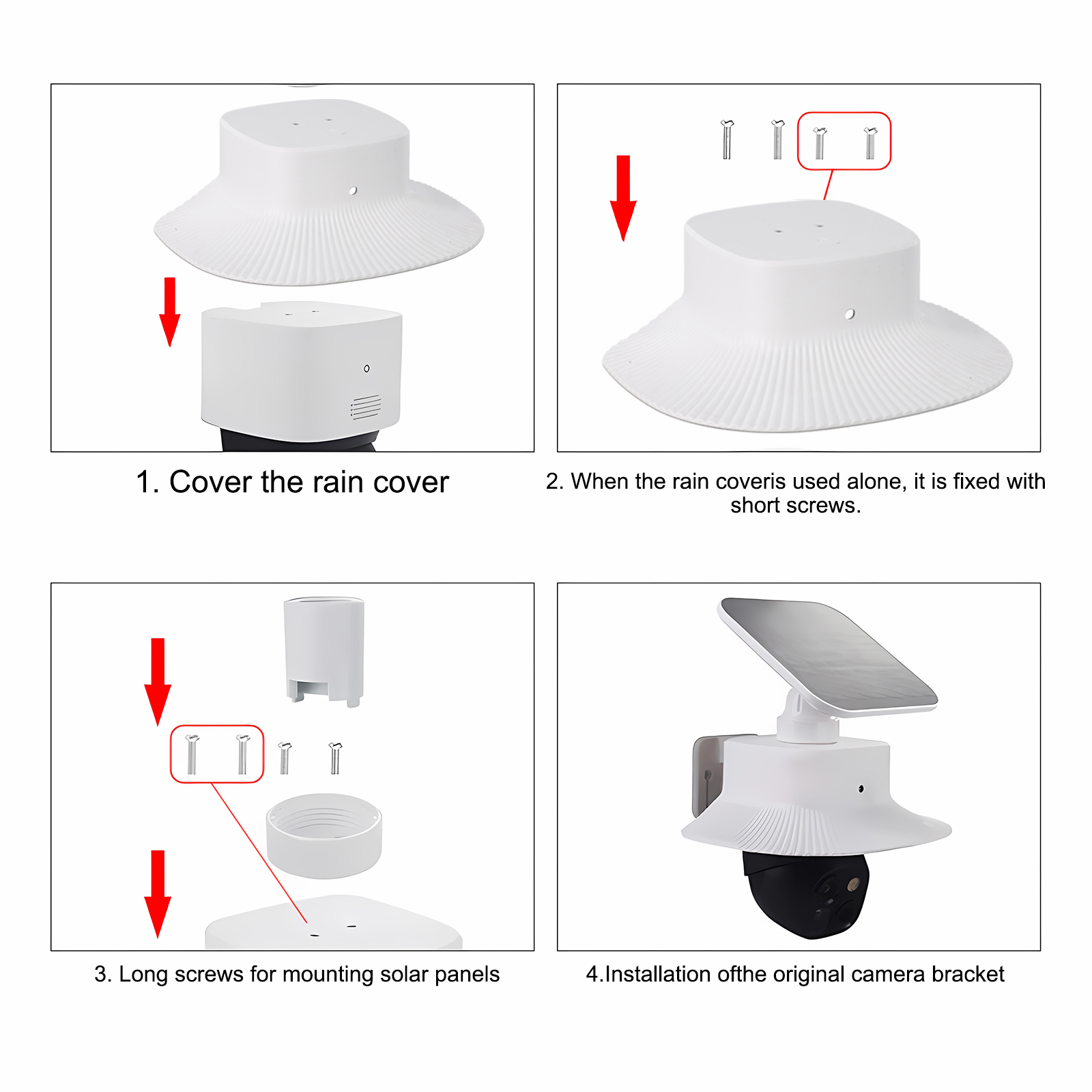 耐候性カバーセキュリティカメラ日雨カバー Eufy S340 - Home Security Eufy のレビューと価格