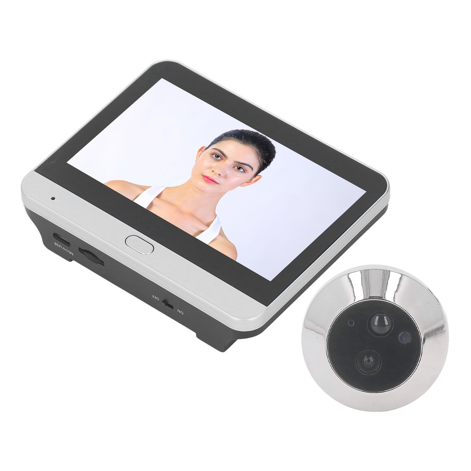 デジタルドアビューアー 120度広角のぞき穴カメラ 1080 - Peephole Camera Viewer のレビューと価格