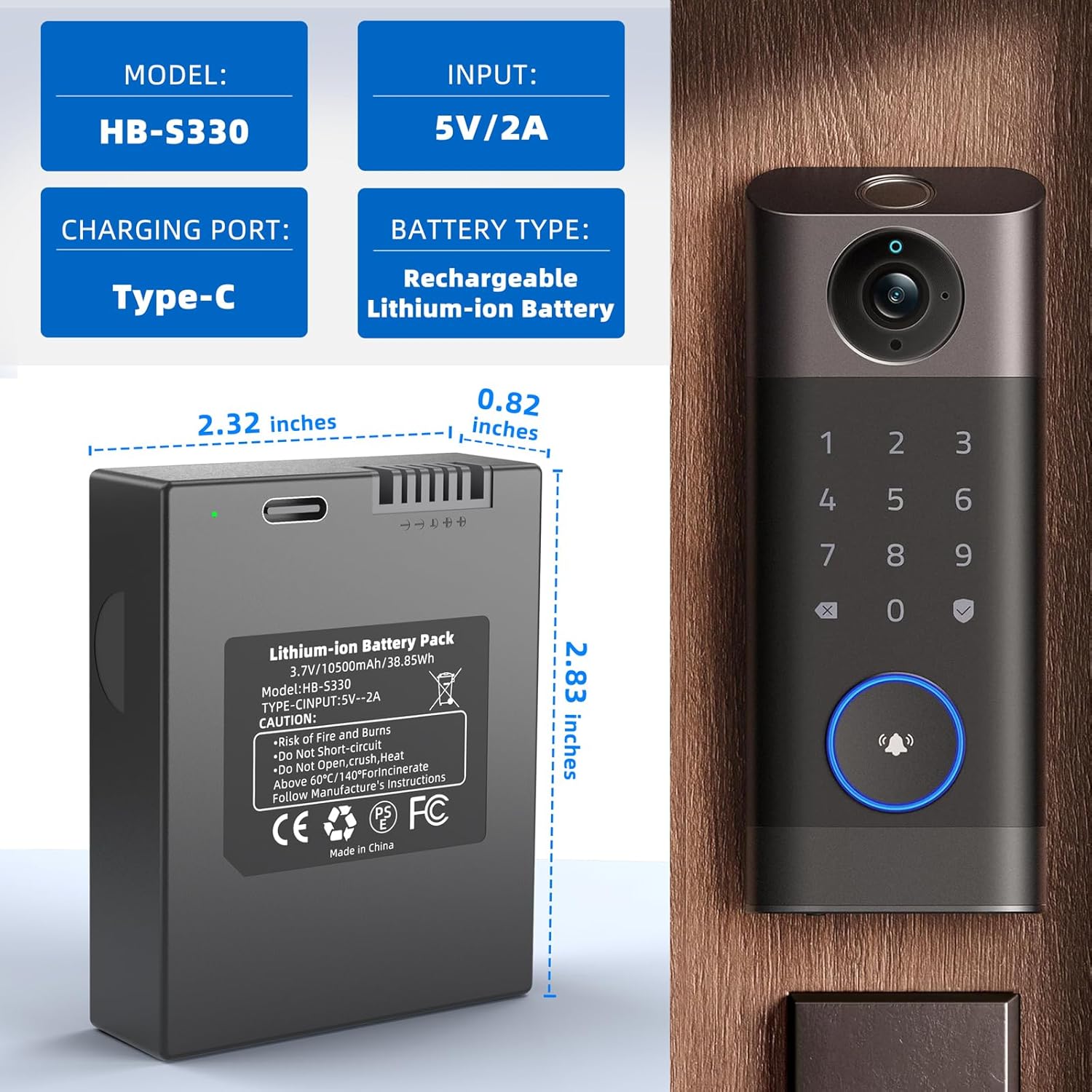 Eufy 10500mAh セキュリティ充電式バッテリー S - Home Security Eufy のレビューと価格