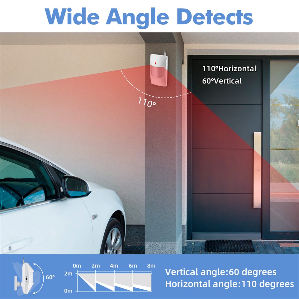 Kerui-大音量のサウンドアラームシステム,120db s - Home Zone Security App のレビューと価格