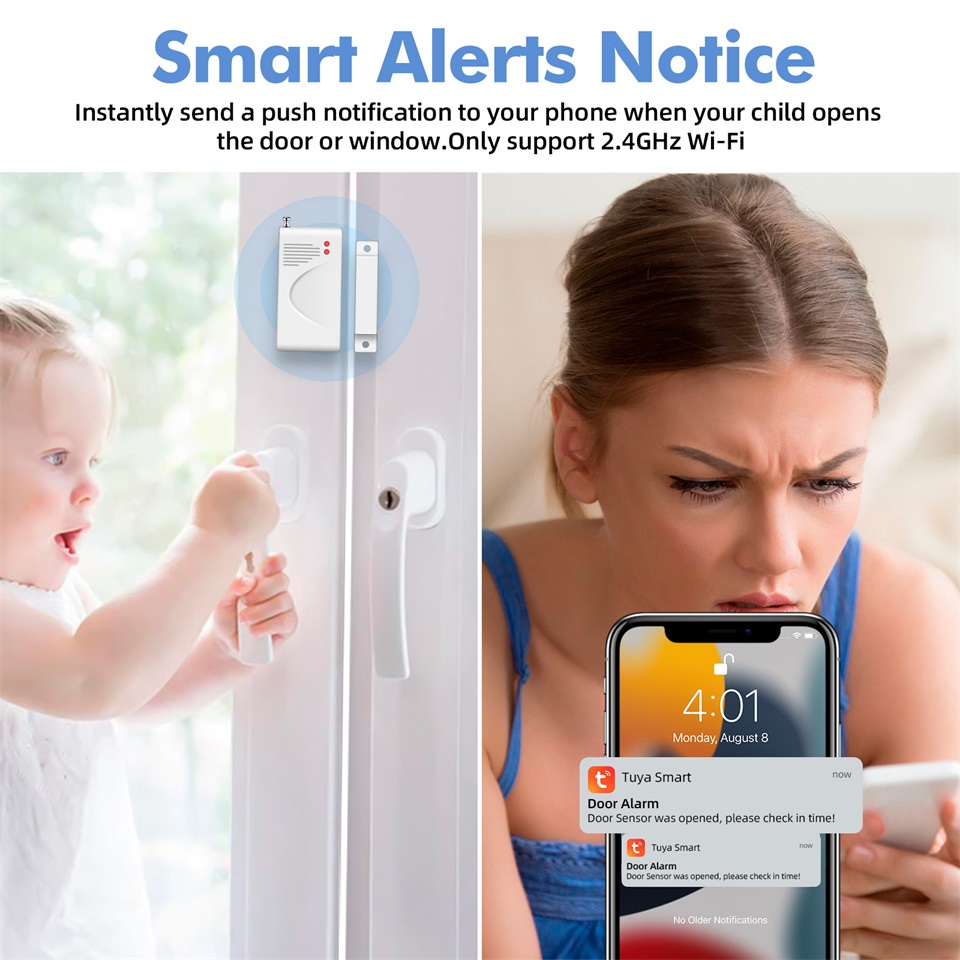 Kerui-大音量のサウンドアラームシステム,120db s - Home Zone Security App のレビューと価格