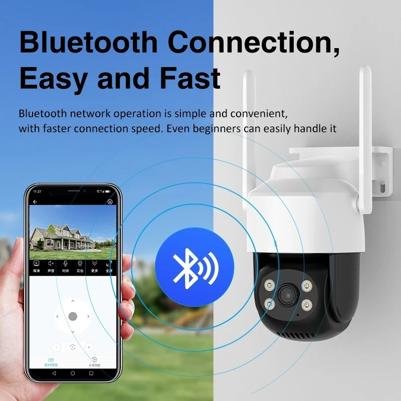 5MP PTZ屋外セキュリティカメラ 1080P WiFi  - Home Security Ai のレビューと価格