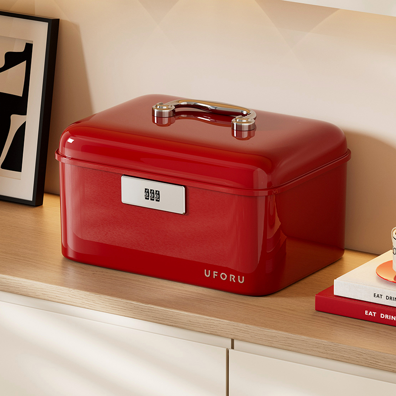 UFORU ハンドル付きロック式収納ボックス、二層式大容量安 - Home Security Box のレビューと価格